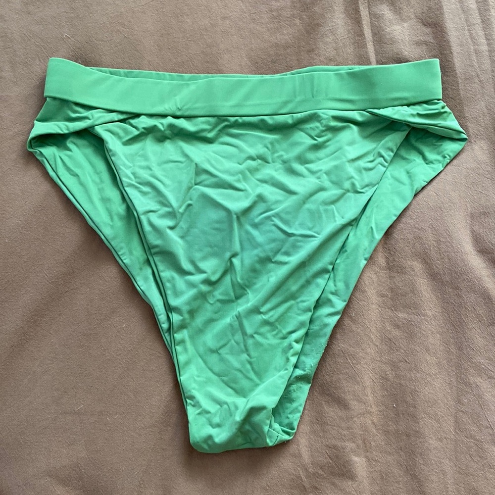 Riot Swim Matcha Green High Waist Bottom